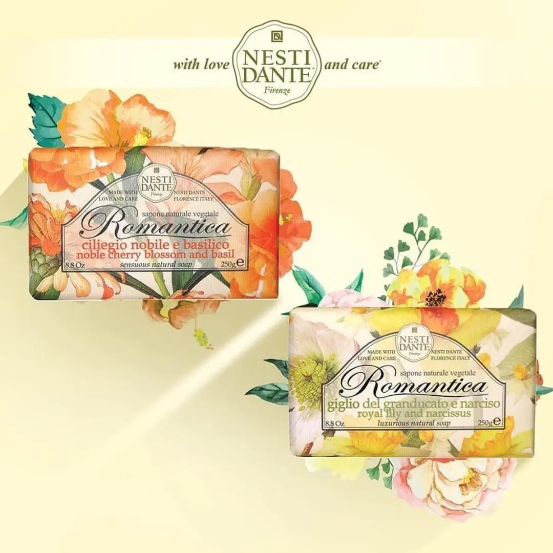Nesti Dante Romantica Handzeep Royal Lily & Narcissus 250g