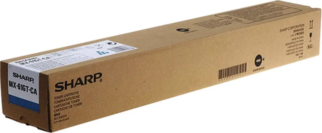 Sharp MX61GTCA Tonercartridge - Cyaan - 24.000 pagina's