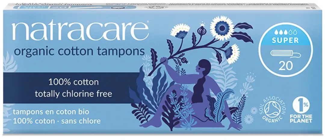 Natracare Super Tampons zonder Inbrenghuls