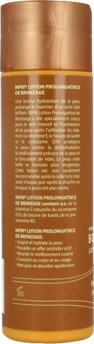Nifri Bodylotion Bruinverlengend 200ml - met Q10 & Vitamine E