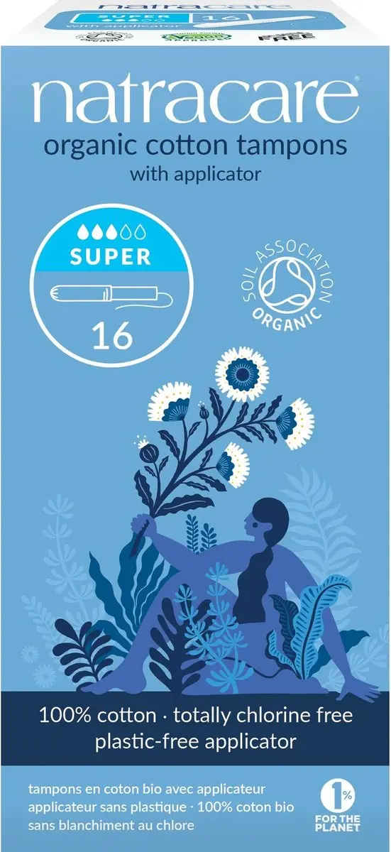 Natracare Super Tampons 16 Stuks