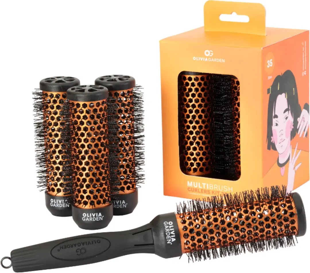Olivia Garden Multibrush Curlers Kit 35mm