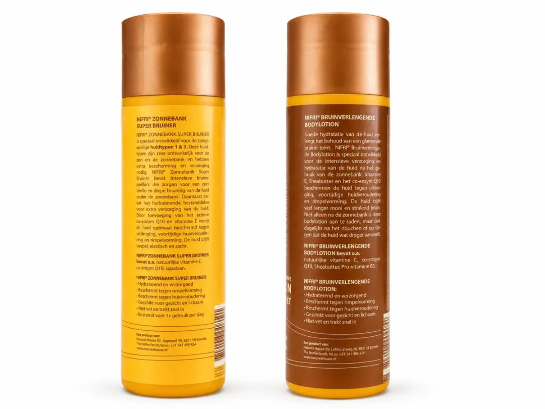 Nifri Zonnebankcrème & Bodylotion Voordeelset 200ml