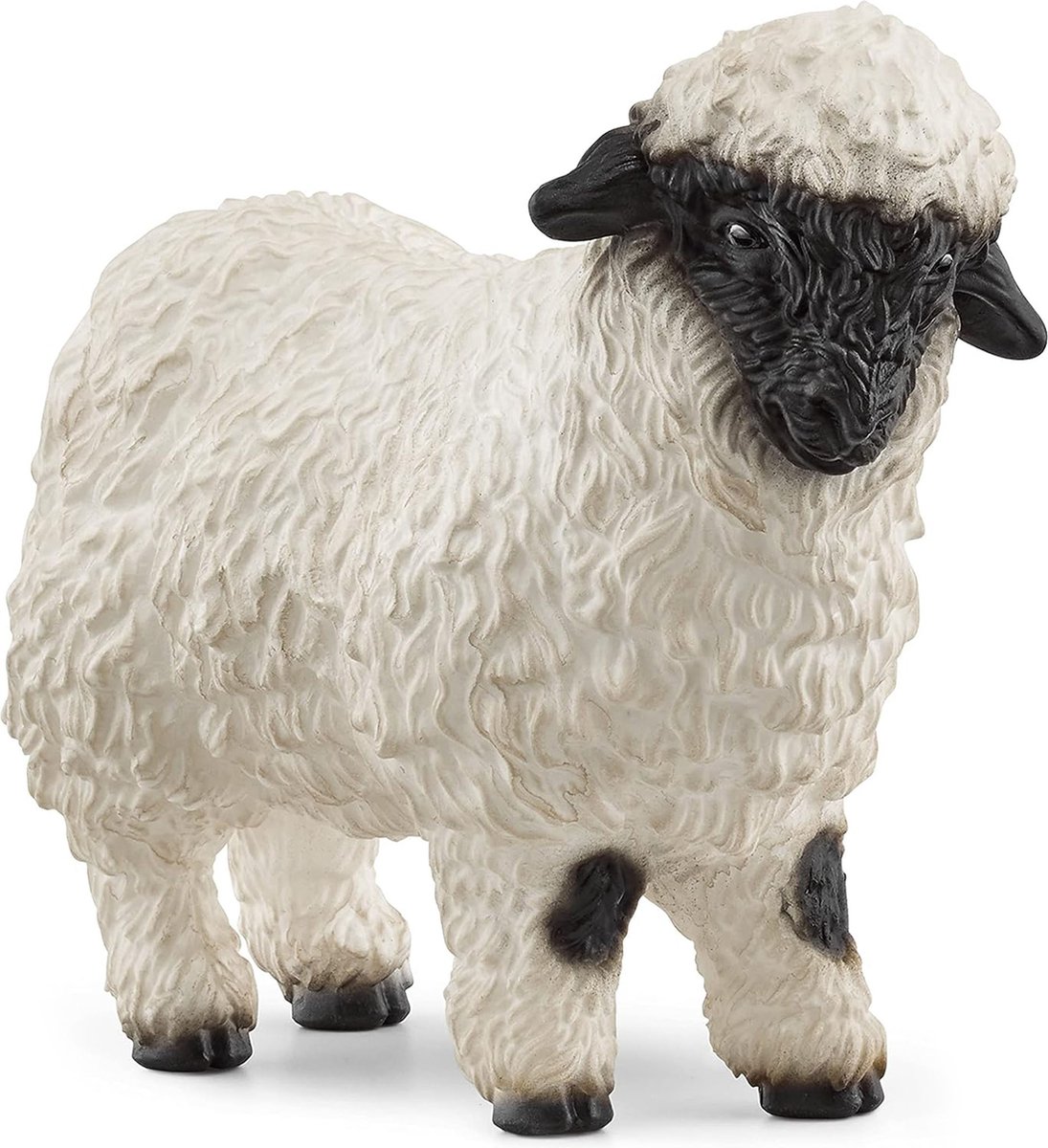 SLH13965 Schleich Farm World - Valais Zwarte Neus Schaap Figuur, speelgoed voor kinderen vanaf 3 jaar