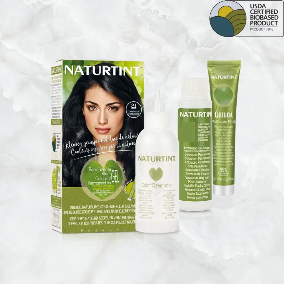 Naturtint Zwart Azuur Haarkleuring 170ml - Vegan