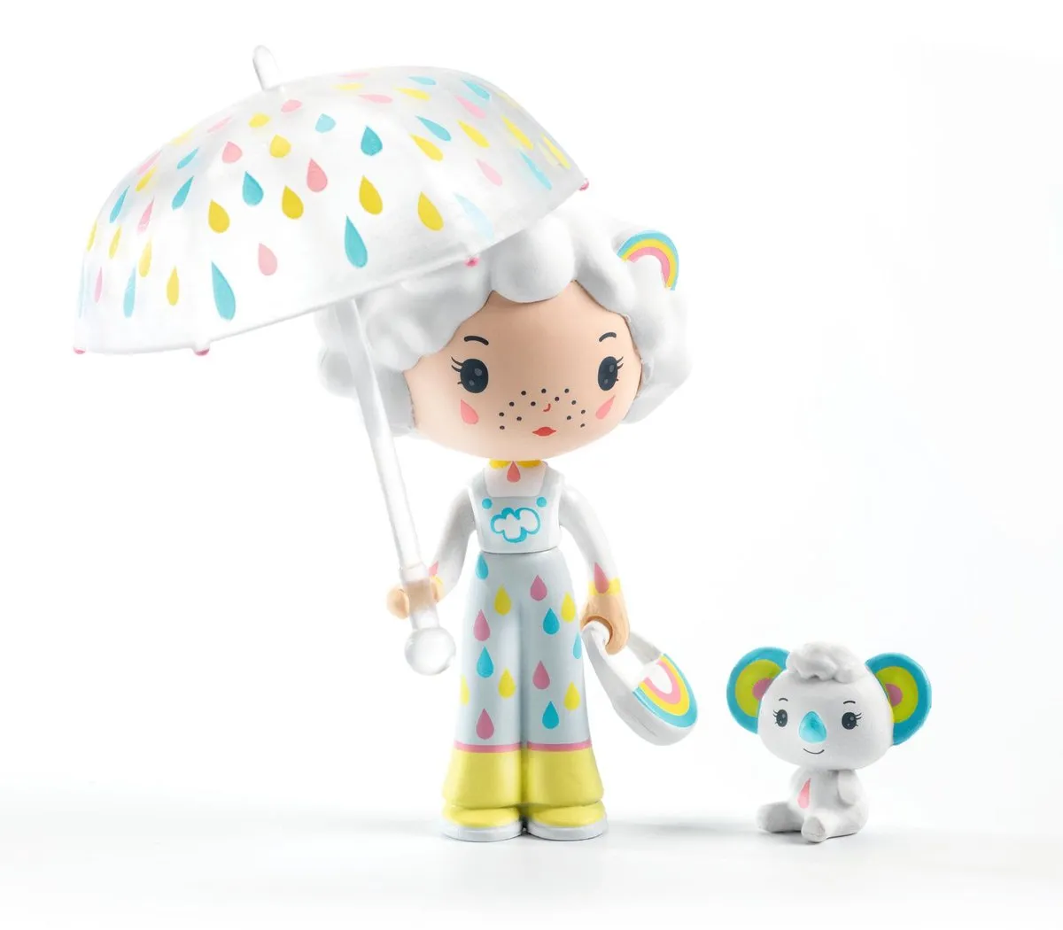 Djeco Tinyly Speelfiguur Prunelle & Bianca DJ06961 - Meerkleurig
