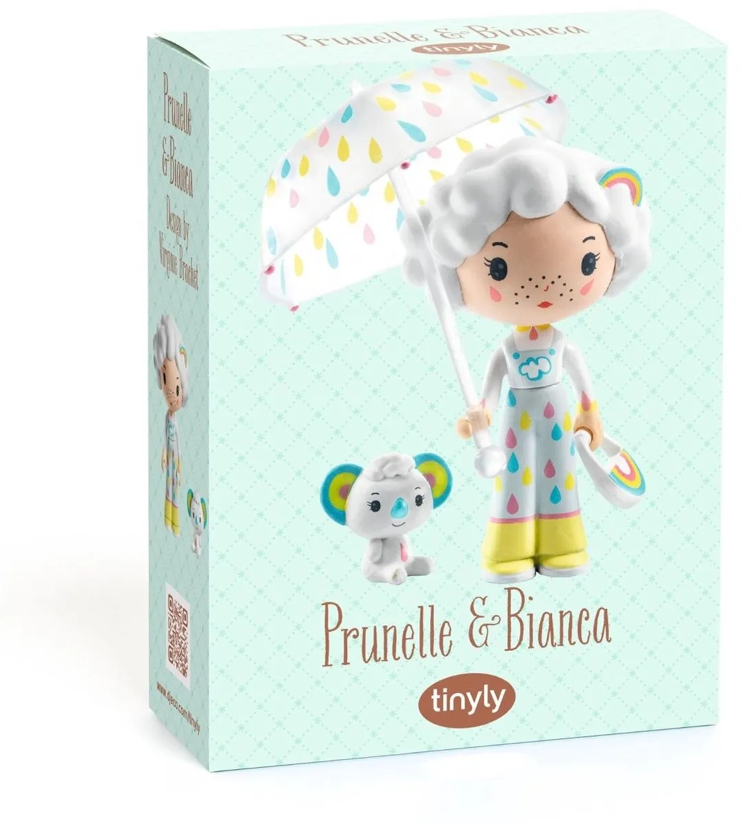 Djeco Tinyly Speelfiguur Prunelle & Bianca DJ06961 - Meerkleurig