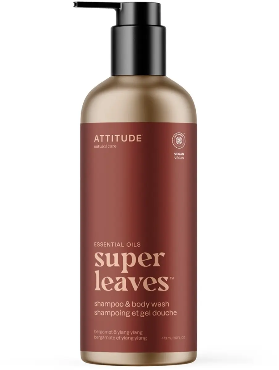 Attitude Essentials Shampoo 2-in-1 Bergamot & Ylang Ylang 473ml