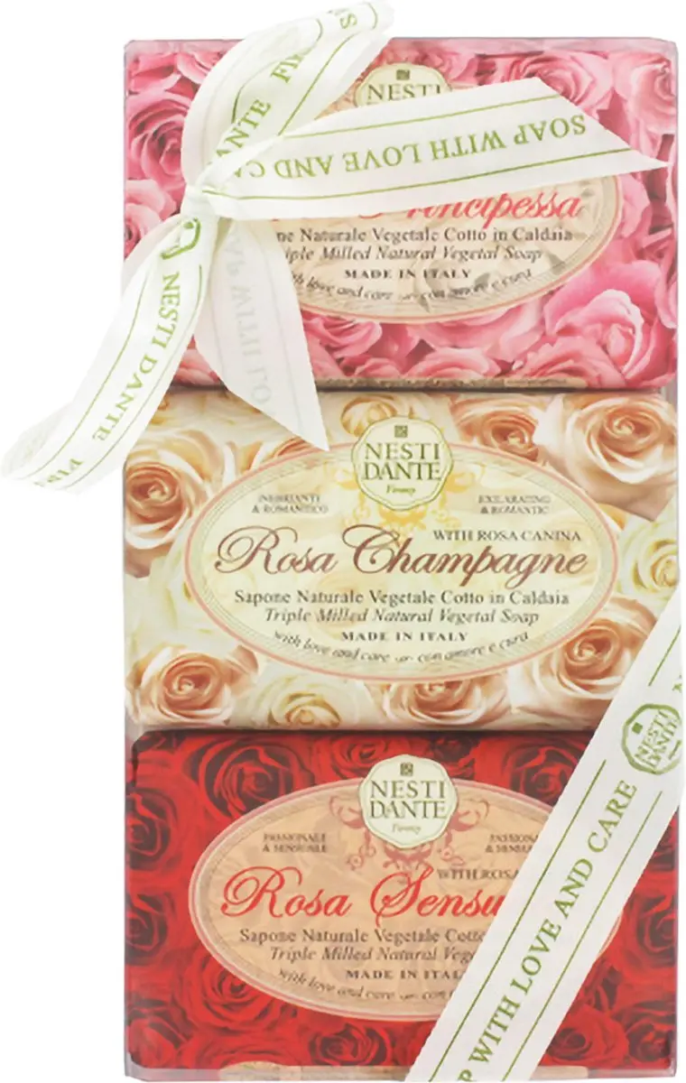 Nesti Dante Rosa Zeepset 3x150g