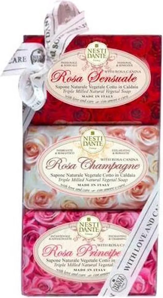 Nesti Dante Rosa Zeepset 3x150g