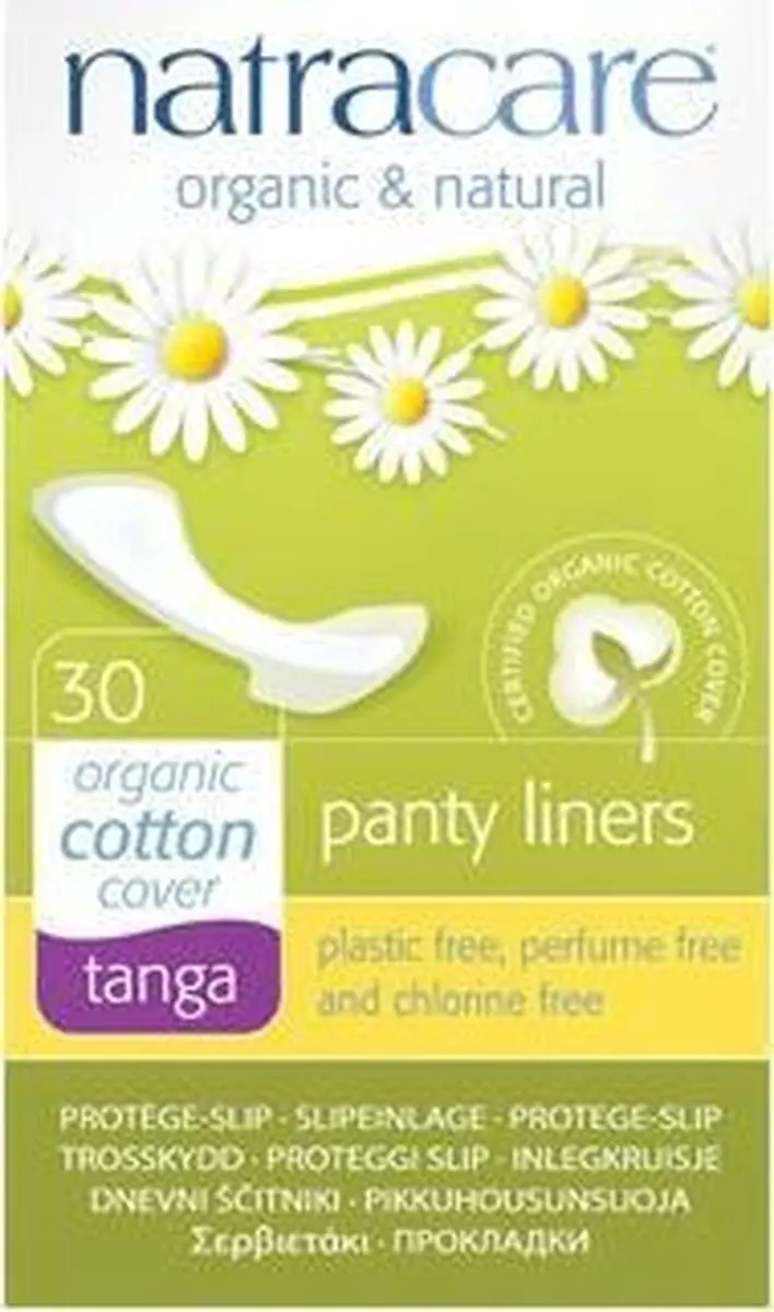 Natracare Tanga Inlegkruisjes 30 Stuks - Groen/Wit - afbeelding 6 van 6