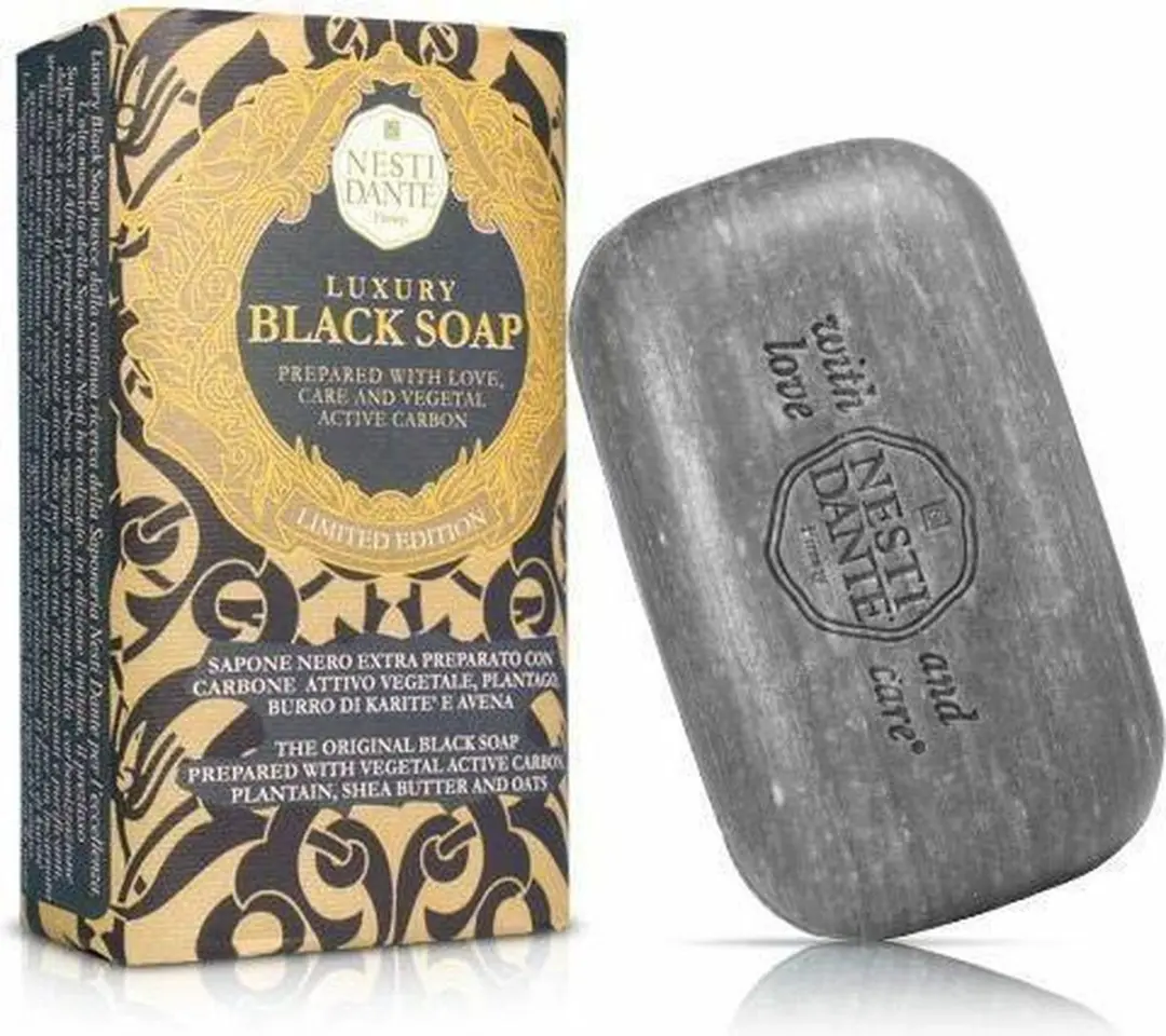 Nesti Dante Black Soap Zeeptablet 2x250g