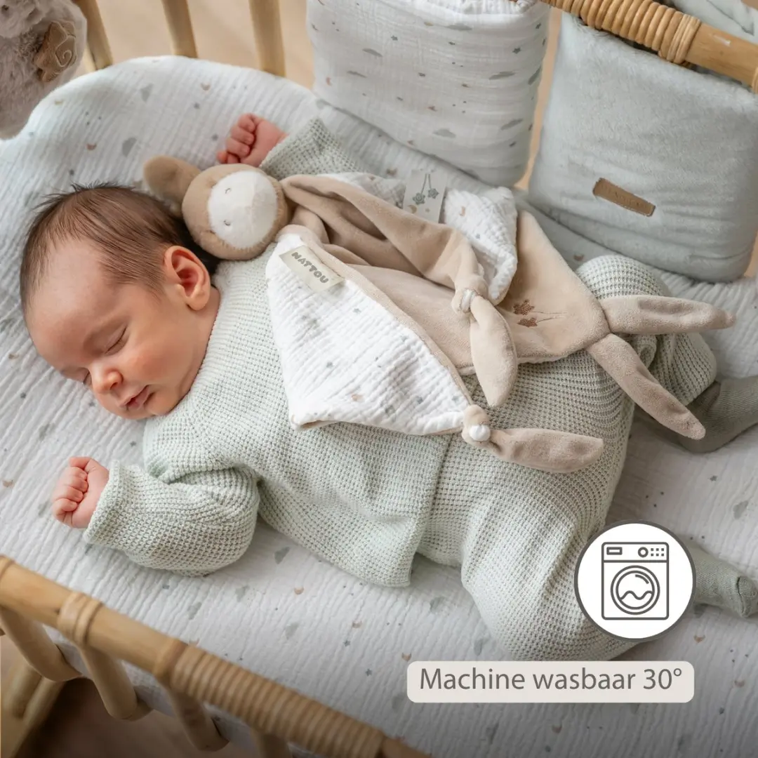 Nattou LouLou Maxi Doudou Ezel 60x40cm - Licht Karamel