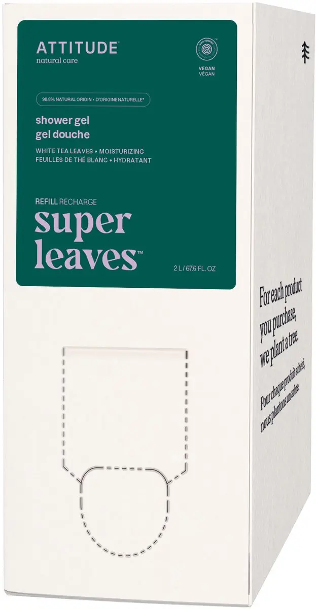 Attitude Super Leaves Douchegel Kalmerend Eco Refill 2L