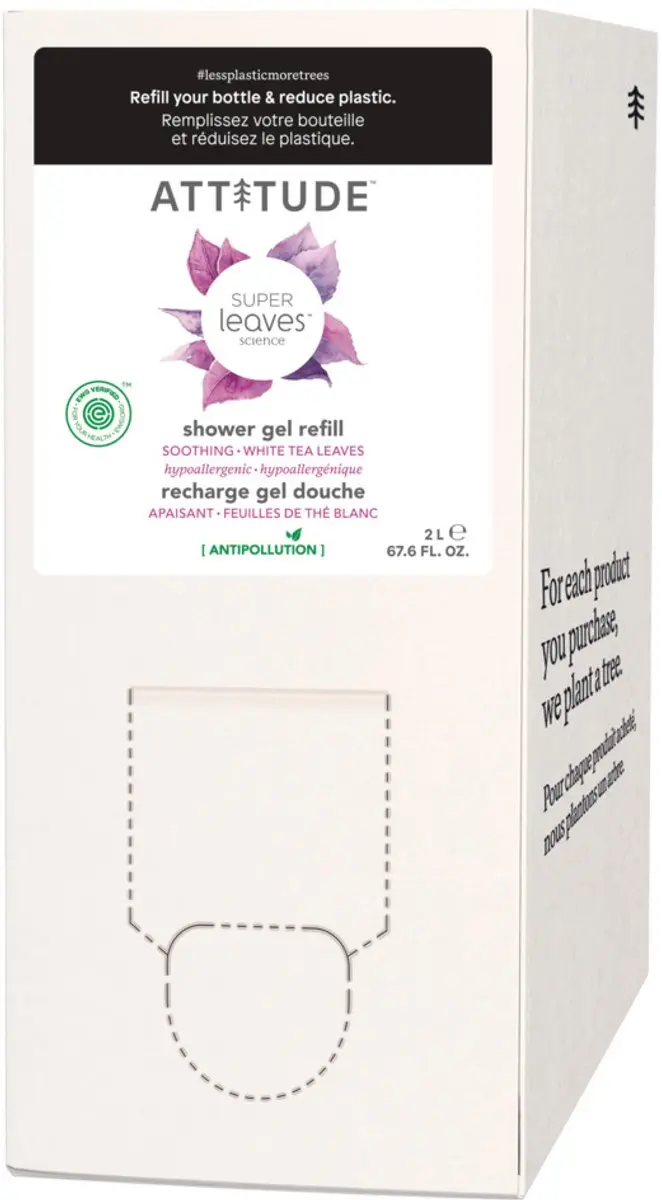 Attitude Super Leaves Douchegel Kalmerend Eco Refill 2L