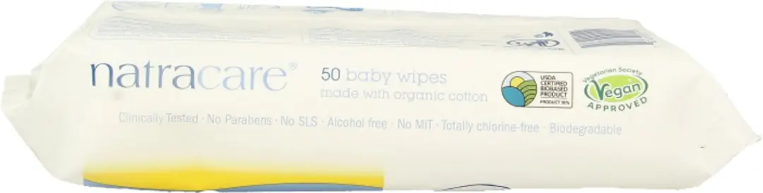 Natracare Babydoekjes 50 Stuks