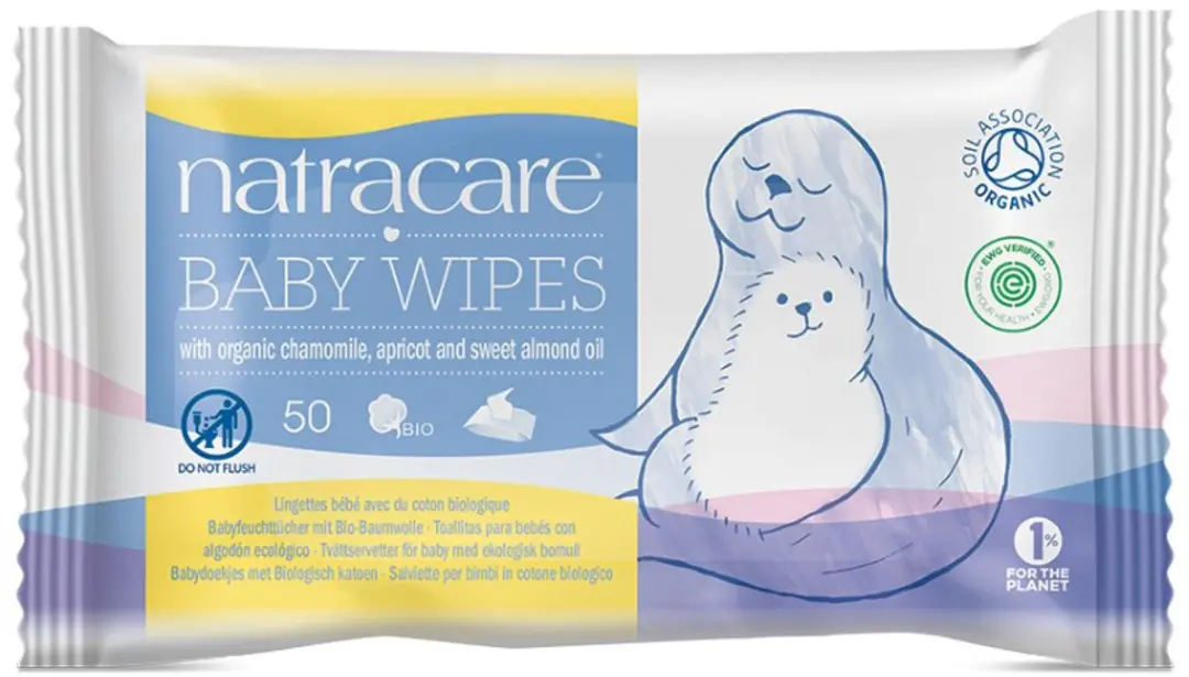 Natracare Babydoekjes 50 Stuks