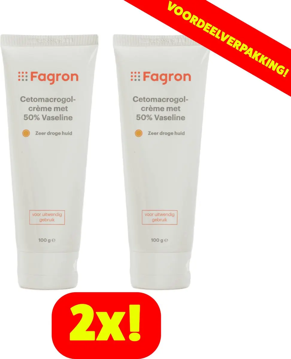 Fagron Cetomacrogolcrème 50% Vaseline