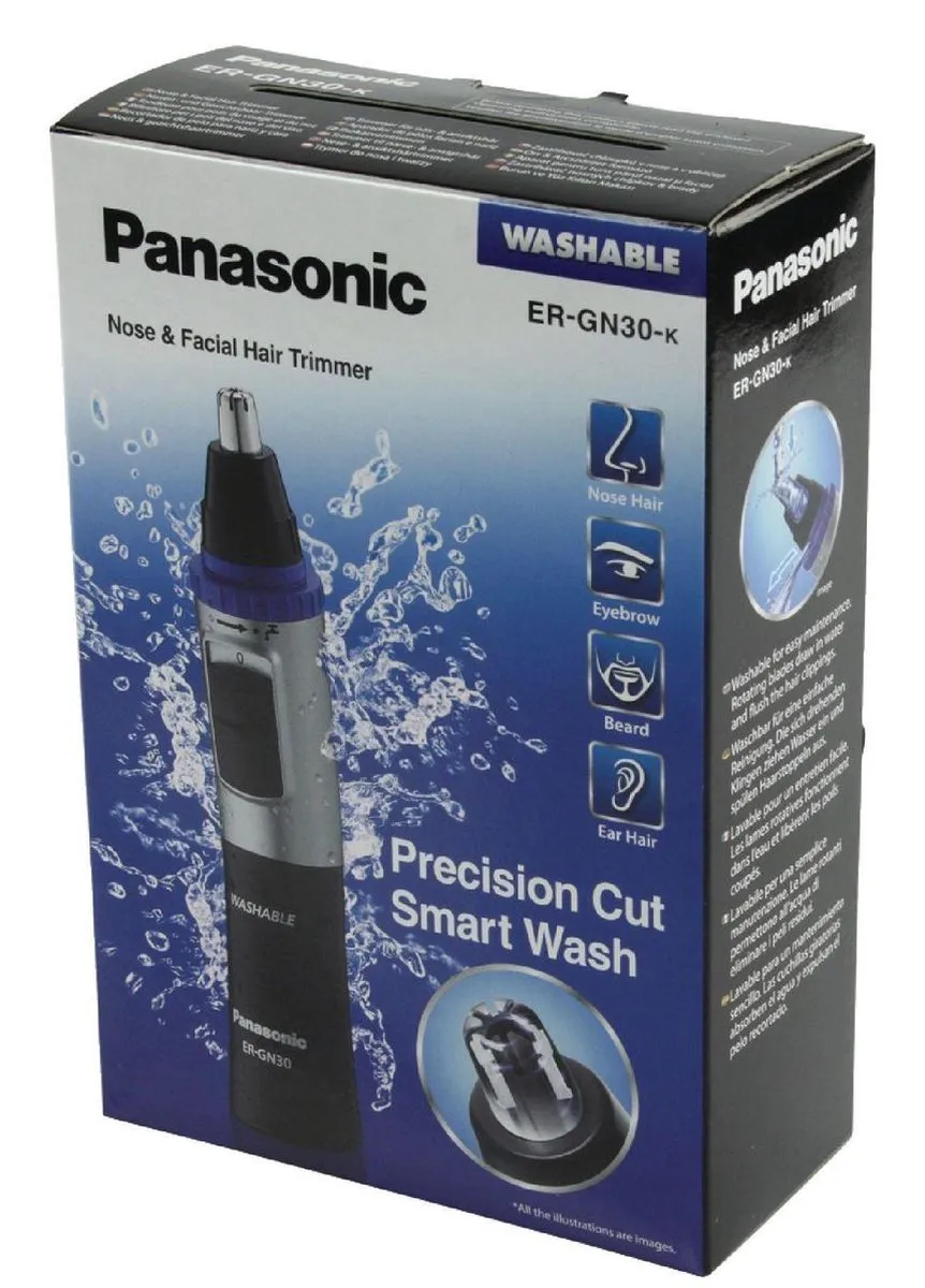 Panasonic ER-GN30 Neus- en oorhaartrimmer - Zwart