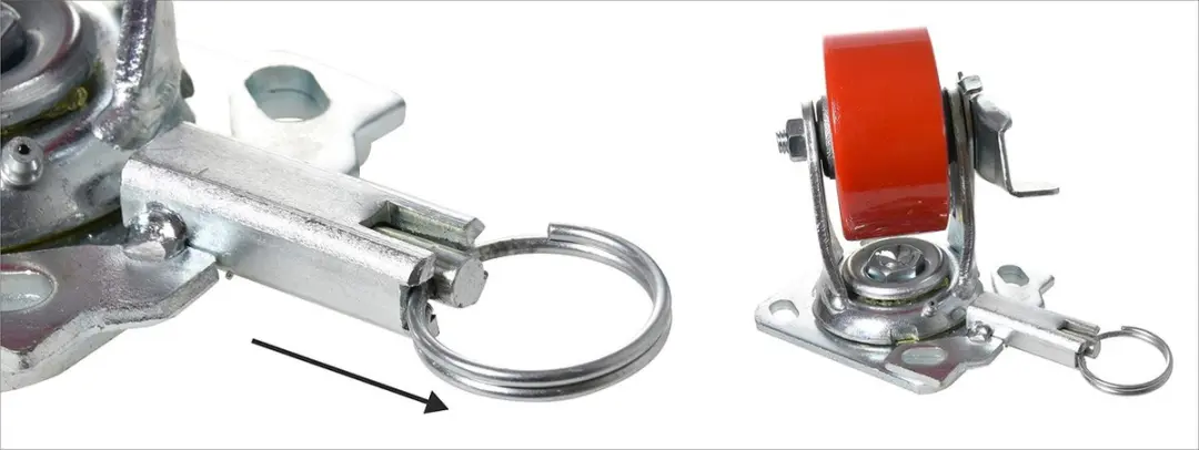 Wagner Profi Zwaarlastwiel Direction Lock 3in1 Ø150mm - 400kg - Zilver