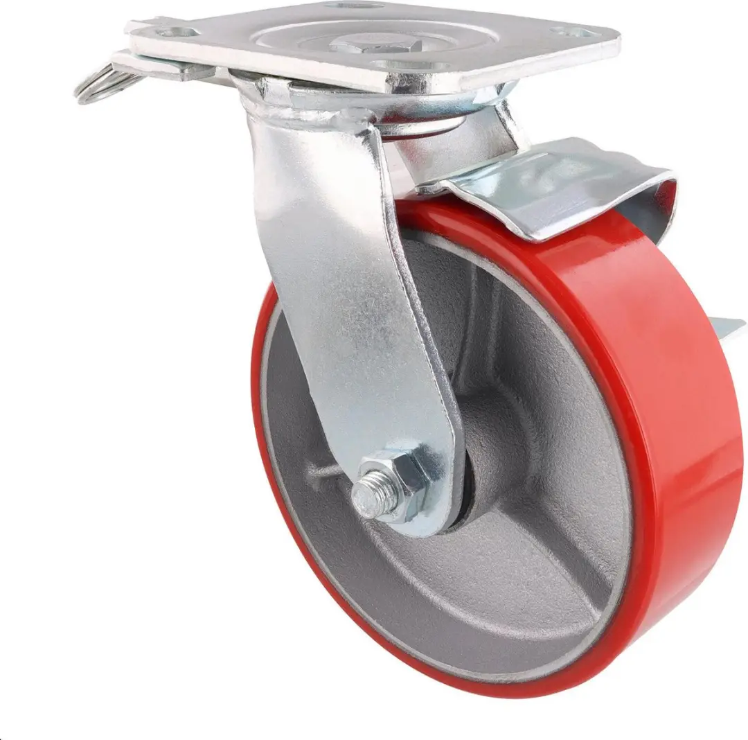 Wagner Profi Zwaarlastwiel Direction Lock 3in1 Ø150mm - 400kg - Zilver