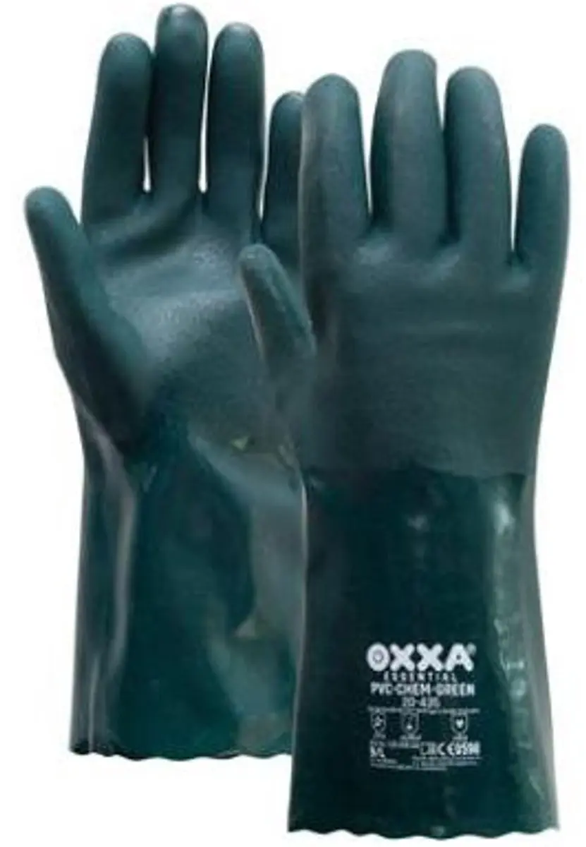 Oxxa PVC-Chem-Green Handschoenen L