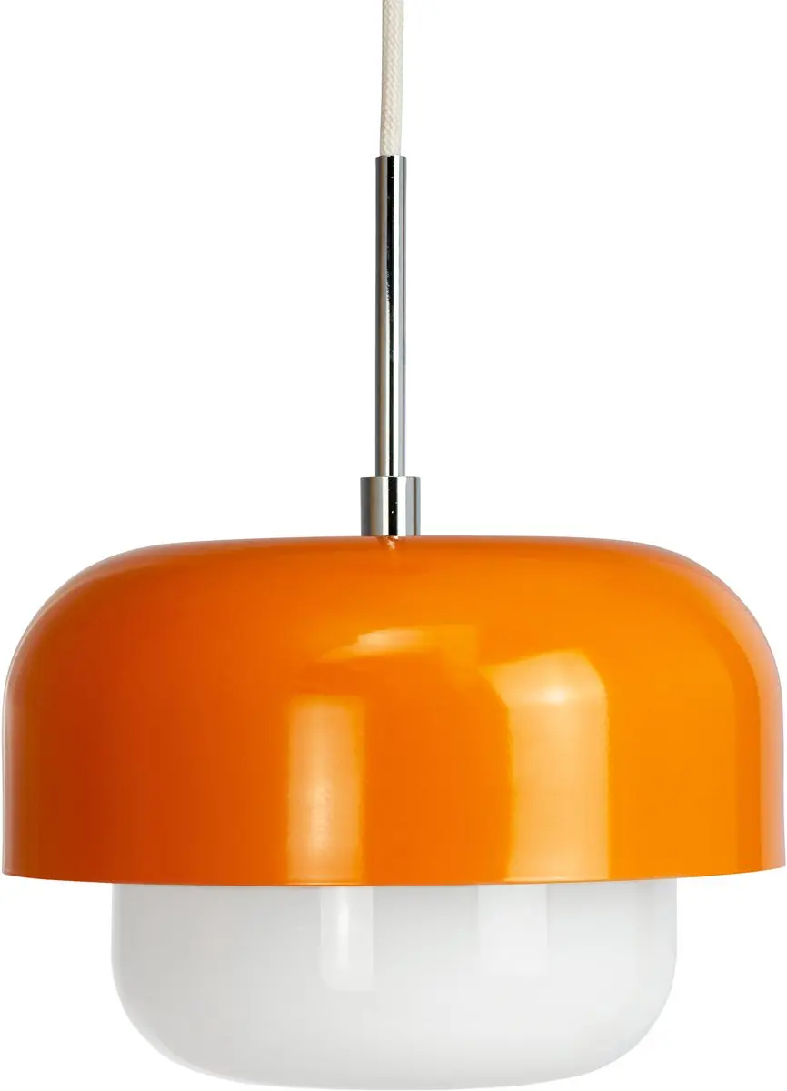 Dyberg Larsen Haipot Hanglamp - 60W - Ø23cm - Oranje