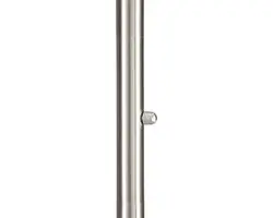 Lindby Ragna+ LED Vloerlamp - 30W - Wit Albast/Mat Nikkel