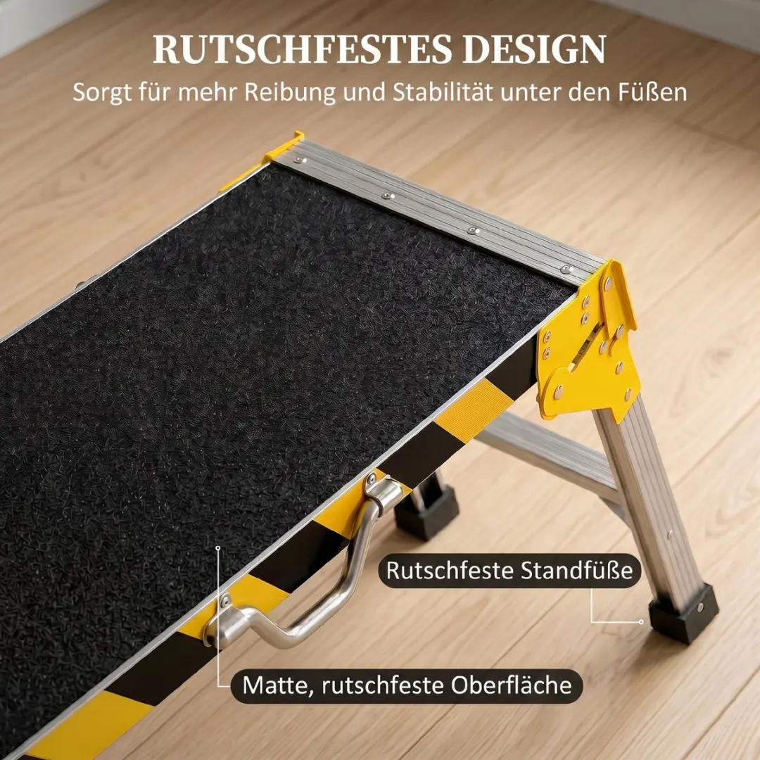 Homcom Werktafel Aluminium 110x32x50cm - Zwart - afbeelding 6 van 6