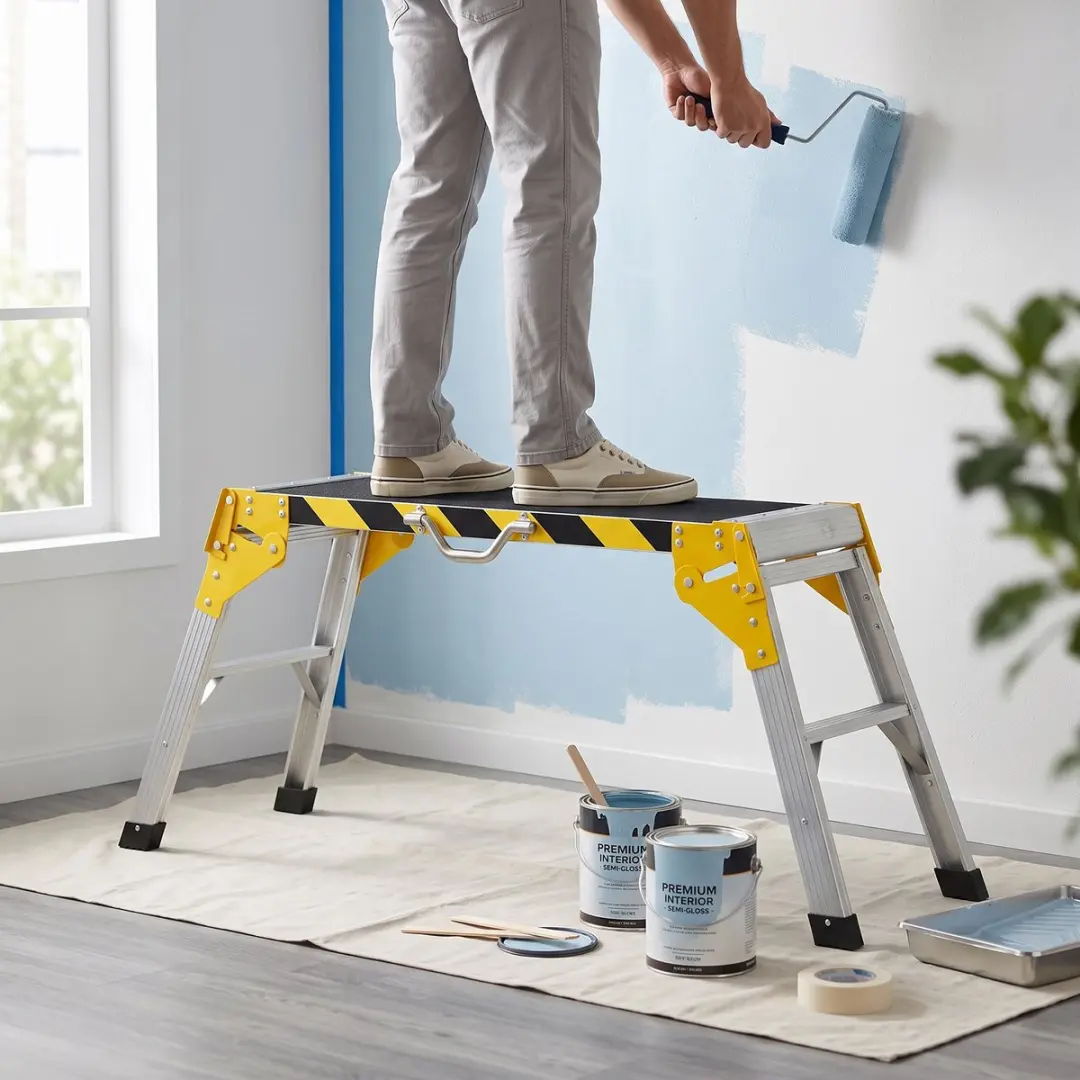 Homcom Werktafel Aluminium 110x32x50cm - Zwart