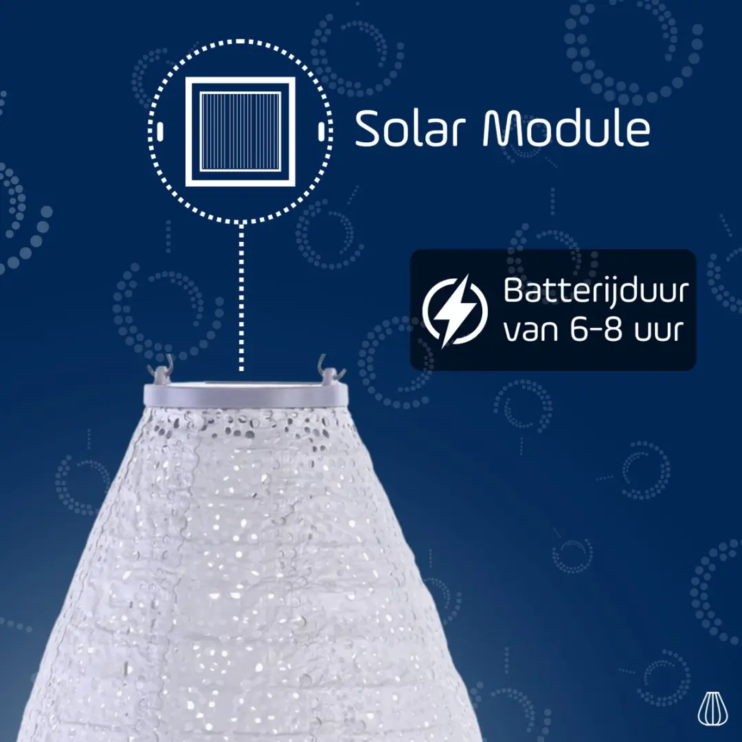 Lumiz Solar Tuinverlichting Paisley Tulip 20cm - Zilver