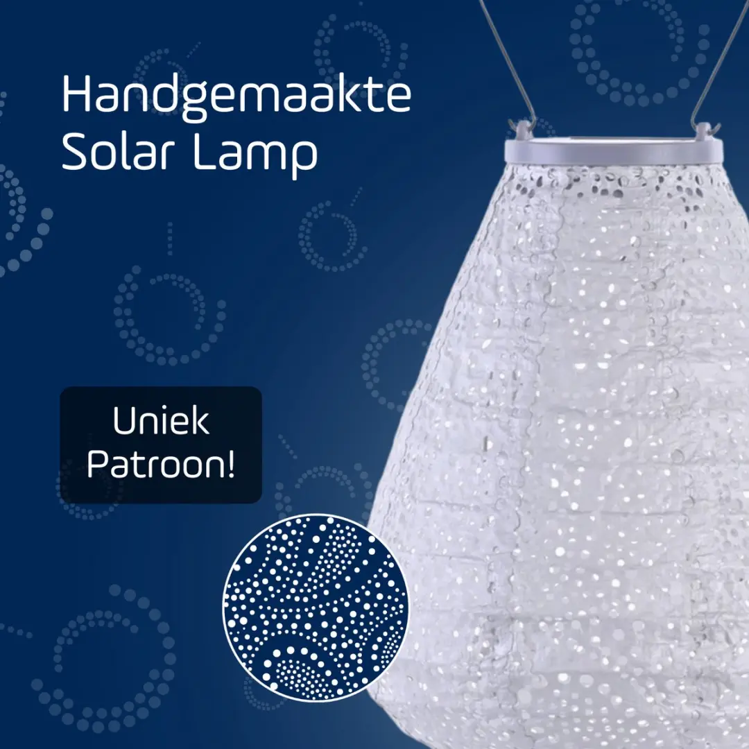 Lumiz Solar Tuinverlichting Paisley Tulip 20cm - Zilver - afbeelding 6 van 6