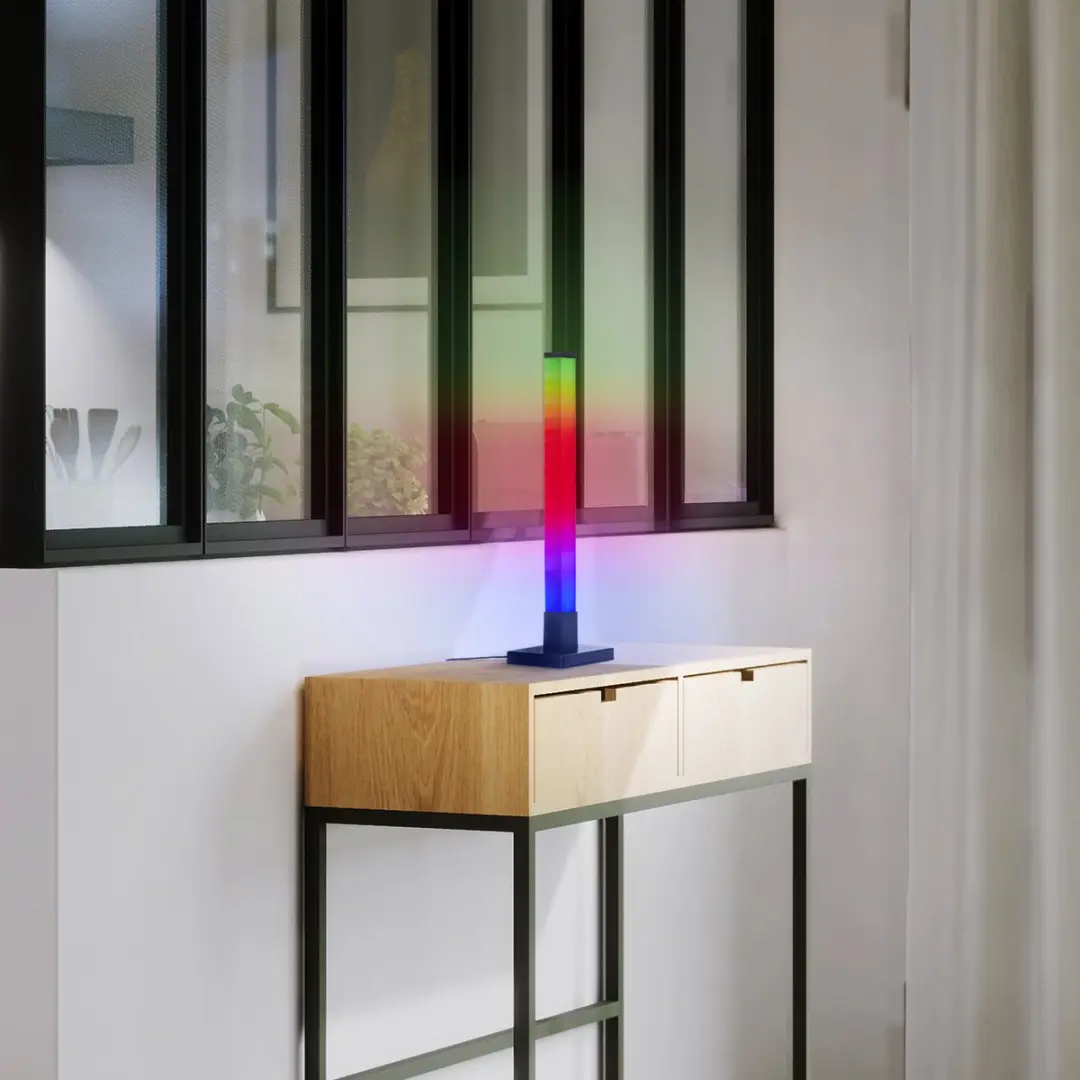 Brilliant Neele LED Tafellamp RGB 3W - Zwart