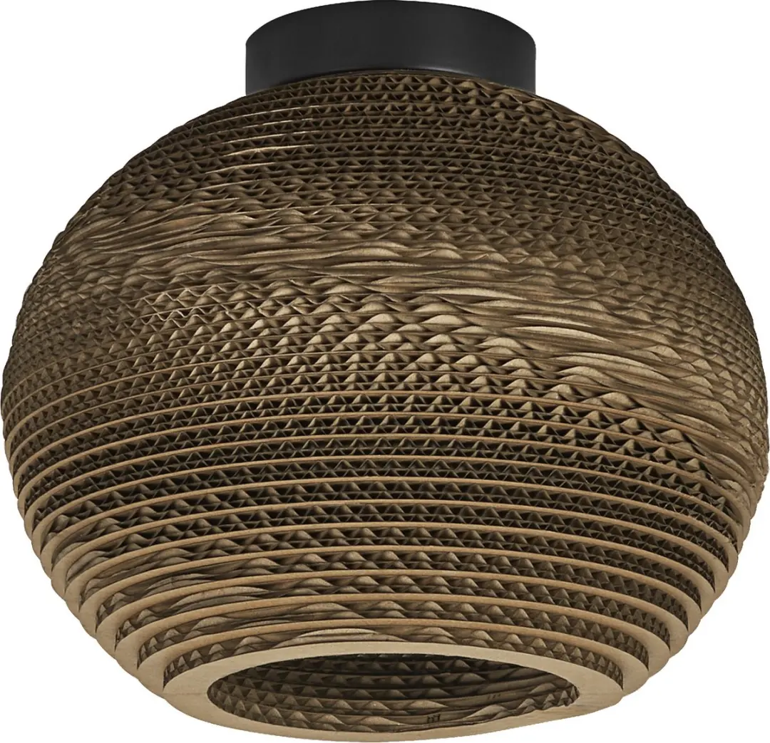 LEDVANCE Decor Cardboard Ball Plafondlamp - E27 - Ø26cm - Bruin