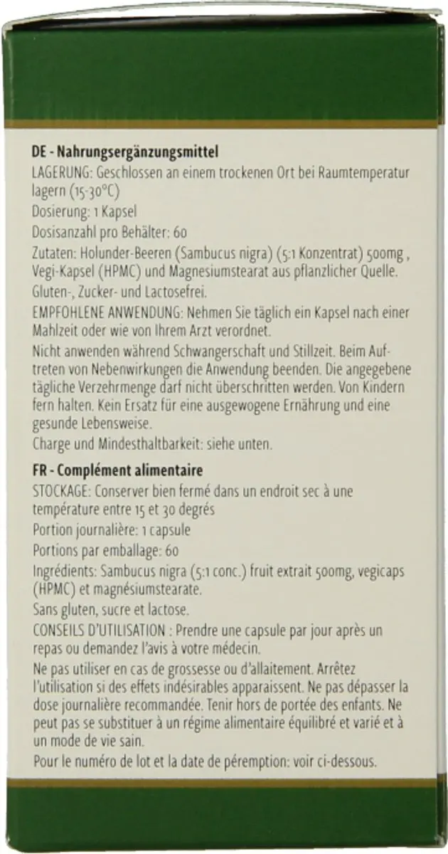 Nutramedix Vlierbes Capsules 60 Stuks
