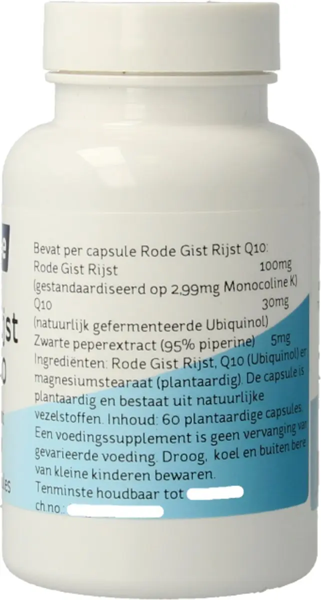 Nova Vitae Rode Gist Rijst 60 Capsules - 30mg Q10