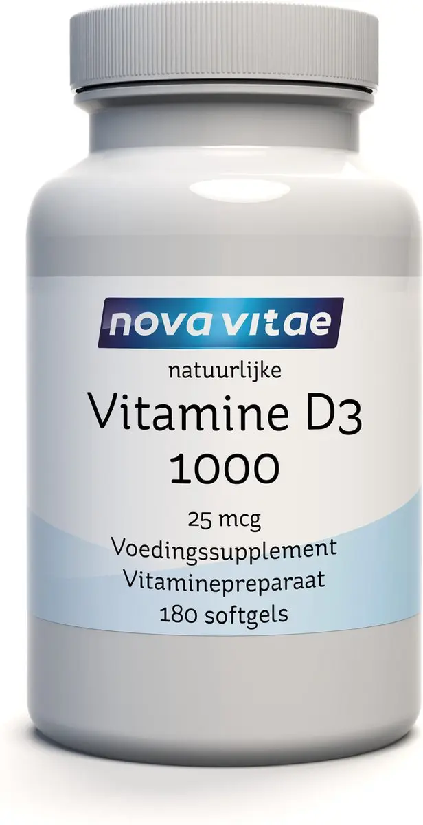 Nova Vitae Vitamine D3 180 Capsules
