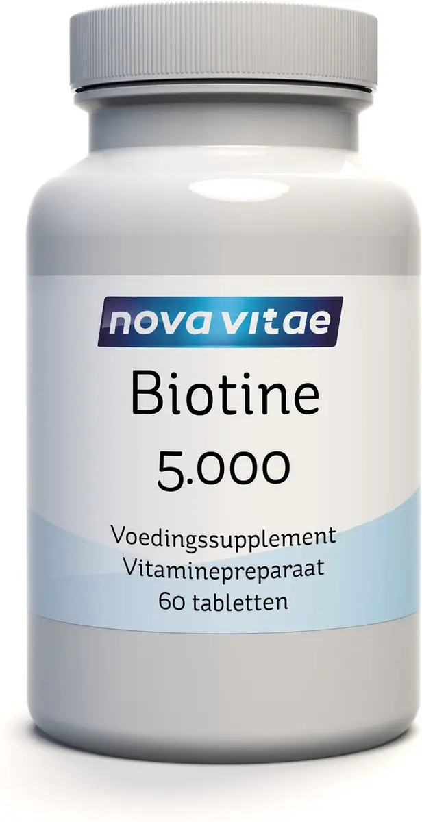 Nova Vitae Biotine 5000 mcg 60 Tabletten