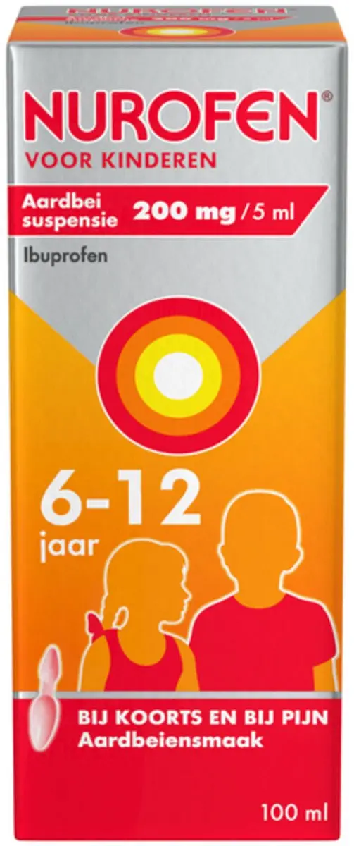Nurofen Suspensie voor Kinderen 200mg/5ml - 2x100ml