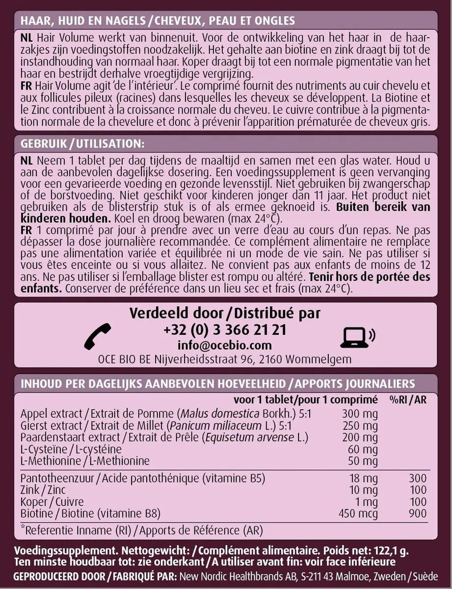 New Nordic Hair Volume 90 tabletten