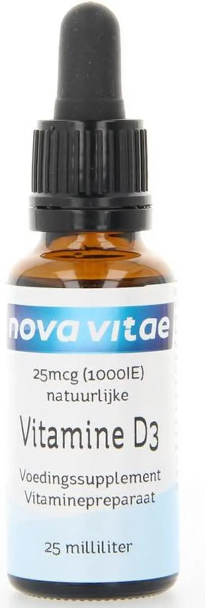 Nova Vitae Vitamine D3 Vloeibaar 25ml