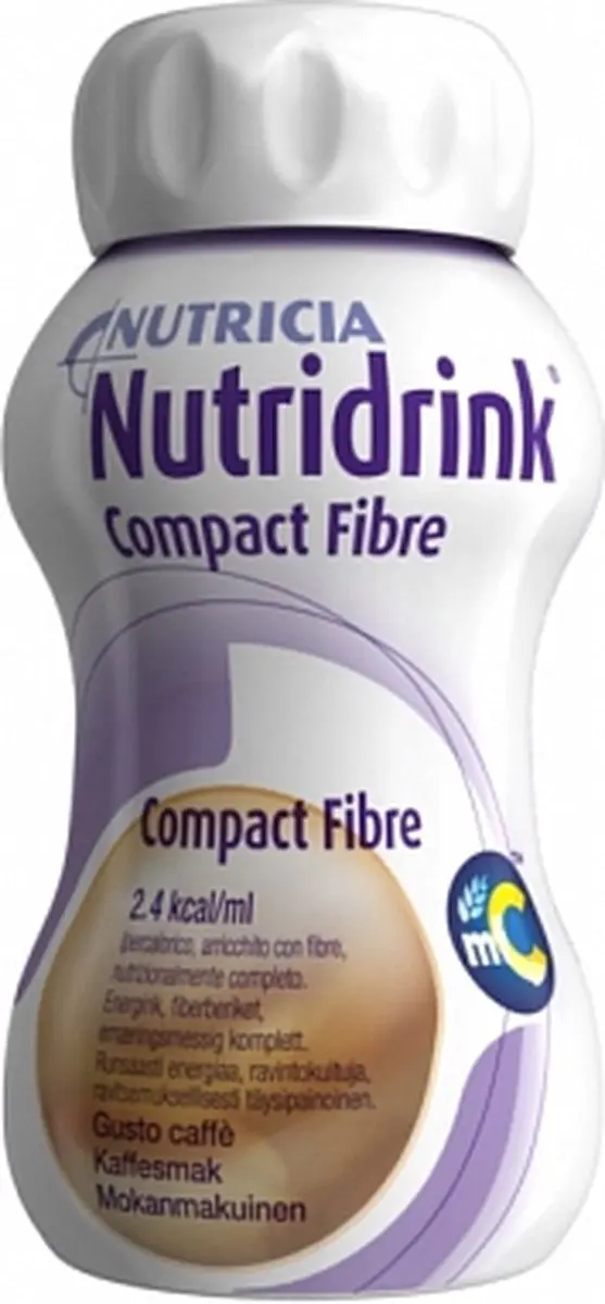 Nutridrink Compact Fibre Vanille - 4x125ml