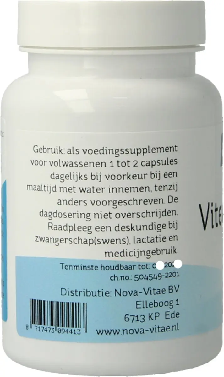 Nova Vitae Vitex Agnus Castus 100 Capsules