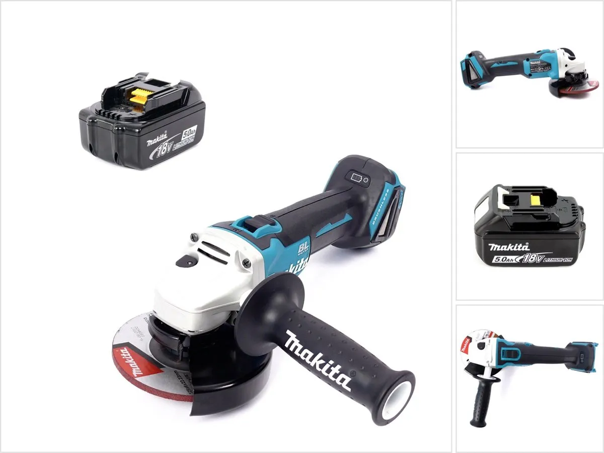 Makita DGA 504 T1 Haakse Slijper 18V