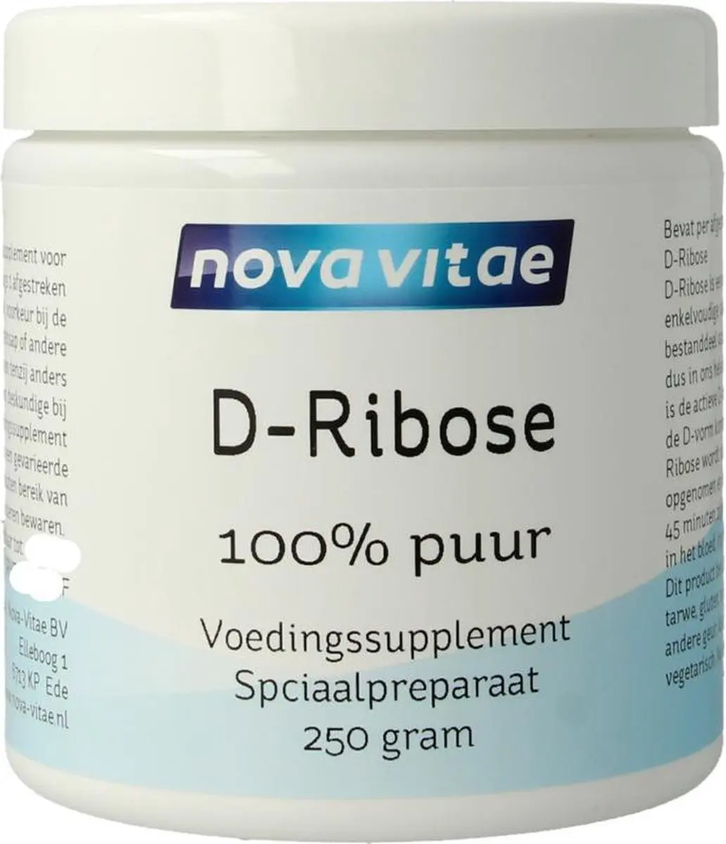 Nova Vitae D-Ribose 250g Poeder