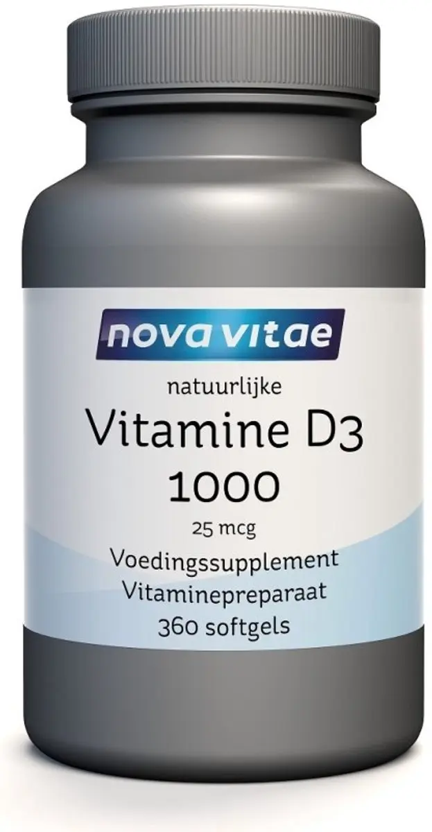 Nova Vitae Vitamine D3 25 mcg 360 Capsules