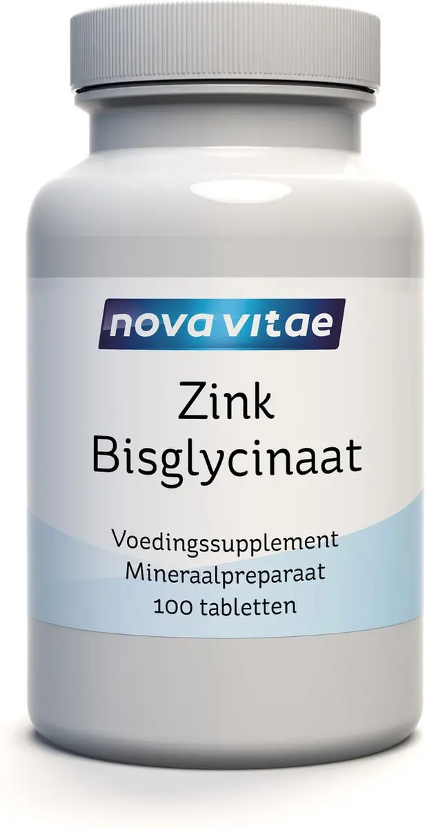 Nova Vitae Zink Bisglycinaat 25mg