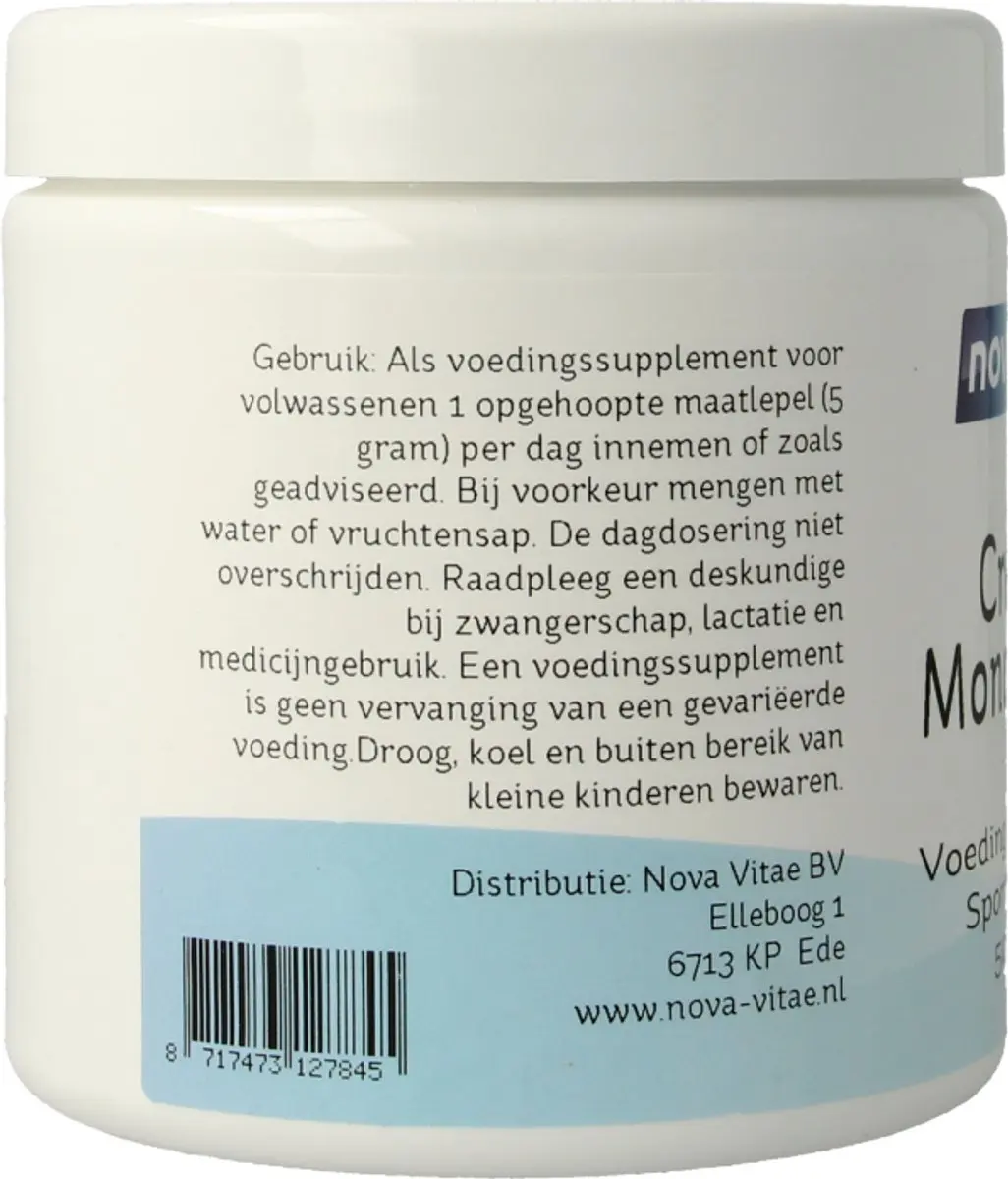 Nova Vitae Creatine Monohydraat 500g