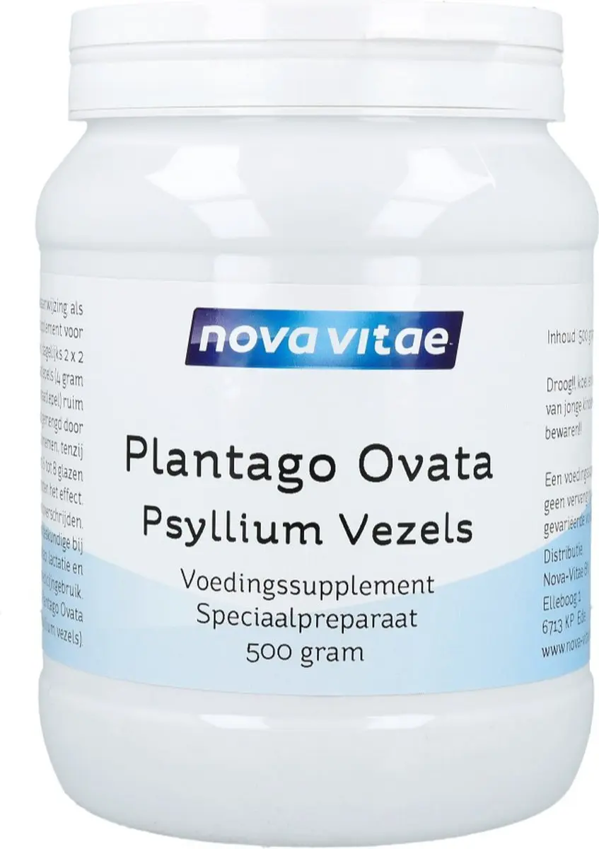 Nova Vitae Plantago Ovata Psylliumvezels 500g