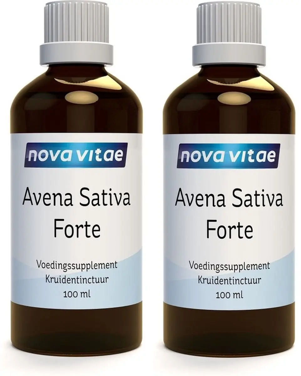Nova Vitae Avena Sativa Forte Tinctuur Nachtrust Druppels 200ml